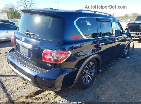 JN8AY2NC5KX509754 2019 NISSAN ARMADA Blue Tył prawy