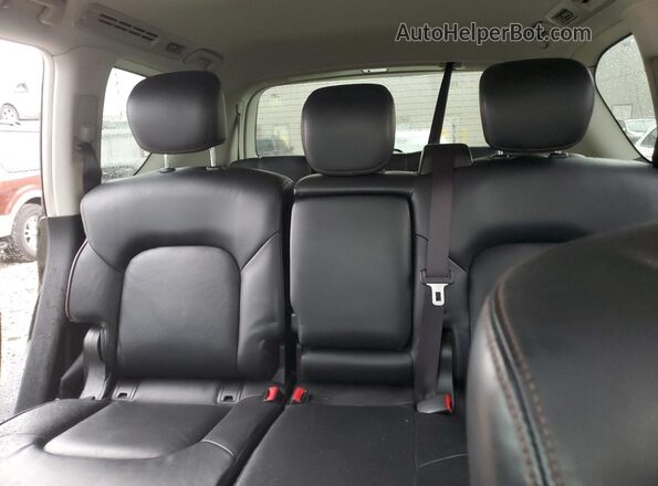 JN8AY2NC9L9615520 2020 NISSAN ARMADA Black Vista de los asientos traseros