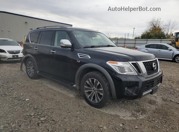 JN8AY2NC9L9615520 2020 NISSAN ARMADA Black Delantero derecho