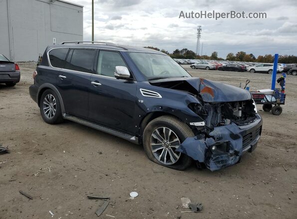 JN8AY2ND7L9110620 2020 NISSAN ARMADA Blue Առջևի աջ