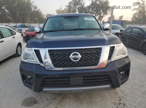 JN8AY2ND9L9108710 2020 NISSAN ARMADA Черный Вид спереди