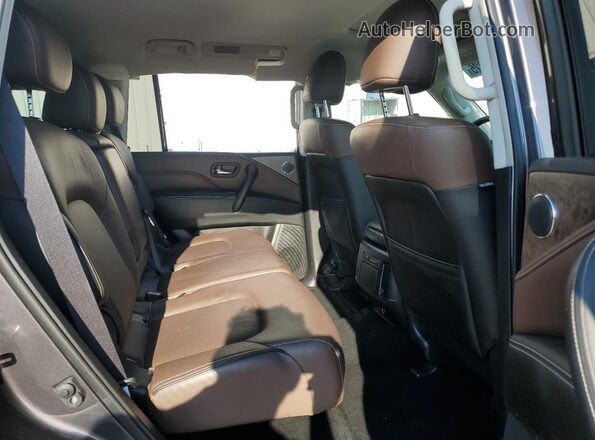JN8AZ2AC4P9490791 2023 INFINITI QX80 Charcoal უკანა სალონის ხედი