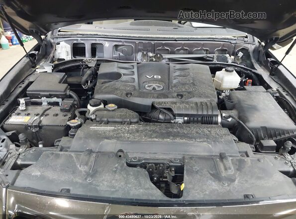 JN8AZ2AE1P9305677 2023 INFINITI QX80 Gray Вид ззаду