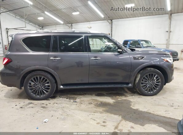 JN8AZ2AE1P9305677 2023 INFINITI QX80 Gray Вид задньої частини салону