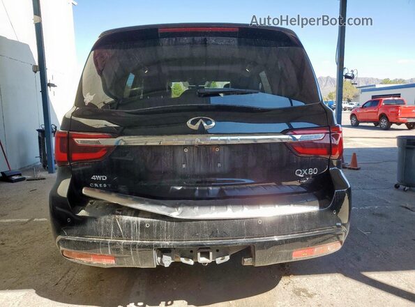 JN8AZ2AE6P9302077 2023 INFINITI QX80 Black Widok z tyłu