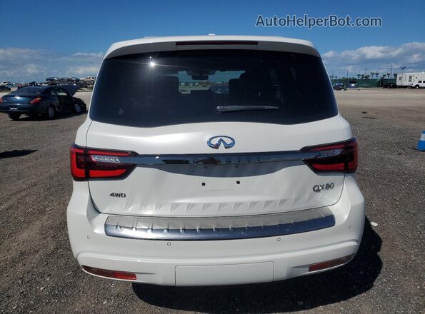 JN8AZ2AE7P9306381 2023 INFINITI QX80 White Rear view