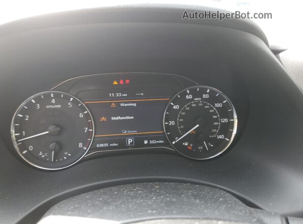 JN8AZ2AF0M9720249 2021 INFINITI QX80 Silver Instrument cluster view