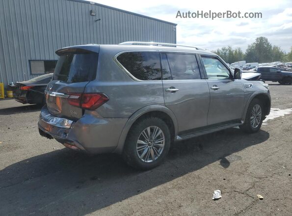 JN8AZ2AF0M9720249 2021 INFINITI QX80 Silver Rear right