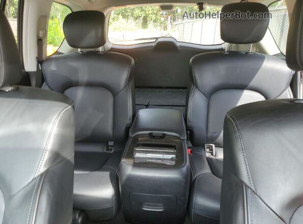 JN8AZ2AF0M9720249 2021 INFINITI QX80 Silver Rear seats view