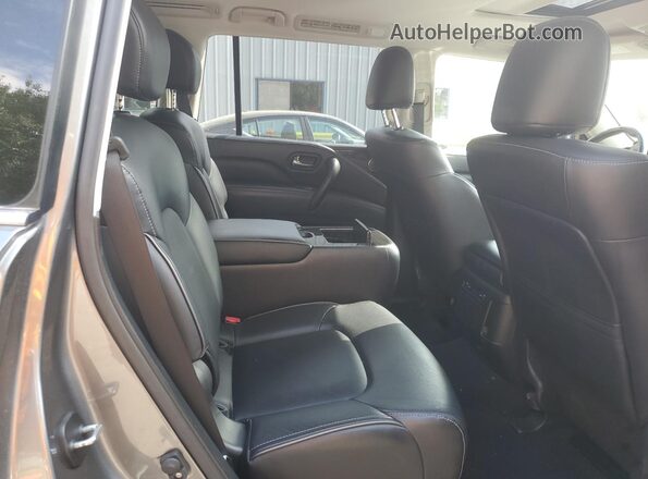 JN8AZ2AF0M9720249 2021 INFINITI QX80 Silver Rear interior view