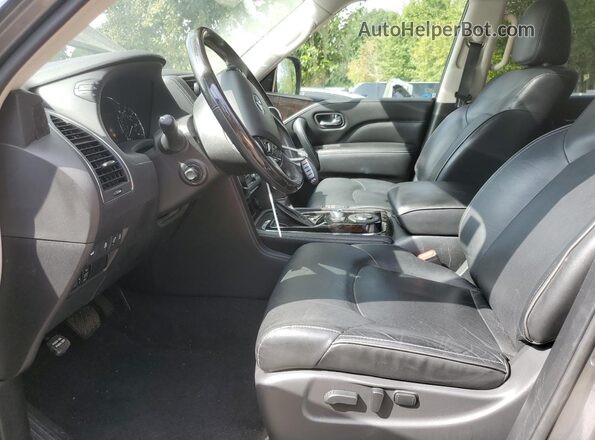 JN8AZ2AF0M9720249 2021 INFINITI QX80 Silver Front interior view