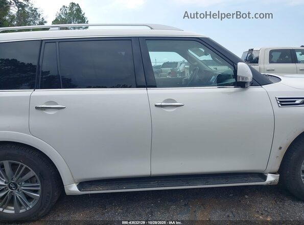 JN8AZ2AF3M9717801 2021 INFINITI QX80 White Widok wnętrza 360 stopni