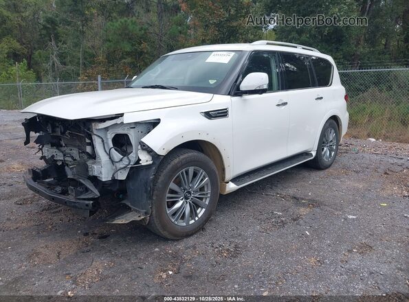 JN8AZ2AF3M9717801 2021 INFINITI QX80 White Przód lewy