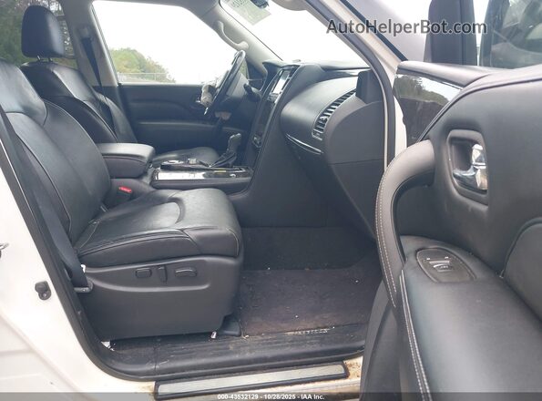 JN8AZ2AF3M9717801 2021 INFINITI QX80 White Widok wnętrza z przodu
