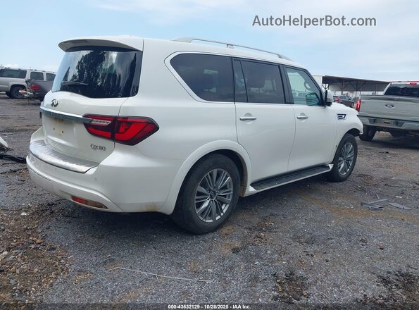 JN8AZ2AF3M9717801 2021 INFINITI QX80 White Tył prawy