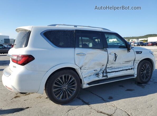 JN8AZ2AF4M9715619 2021 INFINITI QX80 White Tył prawy