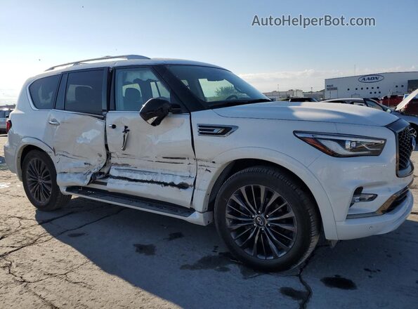 JN8AZ2AF4M9715619 2021 INFINITI QX80 White Przód prawy