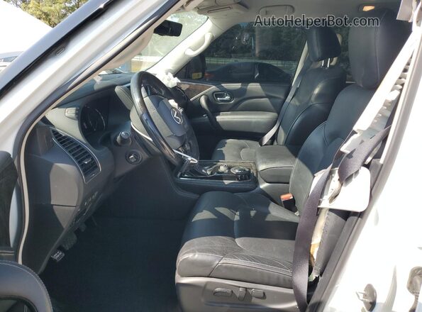 JN8AZ2AF5M9716309 2021 INFINITI QX80 White Widok wnętrza z przodu