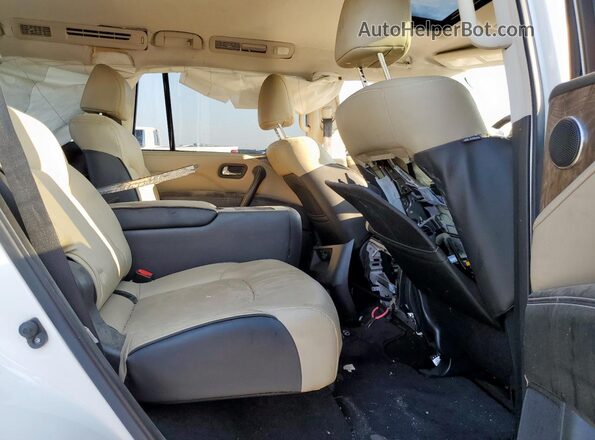 JN8AZ2AF9M9716541 2021 INFINITI QX80 White Вид задніх сидінь