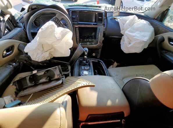 JN8AZ2AF9M9716541 2021 INFINITI QX80 White Вид панелі приладів