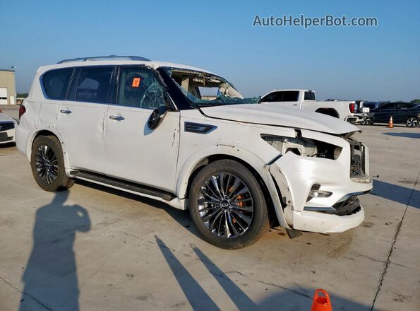 JN8AZ2AF9M9716541 2021 INFINITI QX80 White Передня права чверть