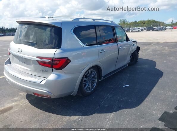 JN8AZ2AF9P9755652 2023 INFINITI QX80 Silver Trasero derecho
