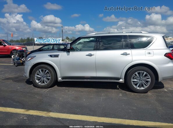 JN8AZ2AF9P9755652 2023 INFINITI QX80 Silver Vista interior de 360 grados