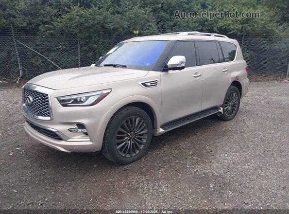 JN8AZ2BEXN9291337 2022 INFINITI QX80 Champagne Przód lewy