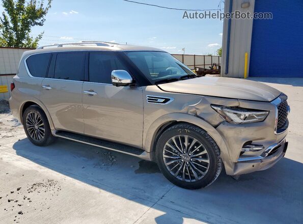 JN8AZ2BEXP9306714 2023 INFINITI QX80 Tan Առջևի աջ