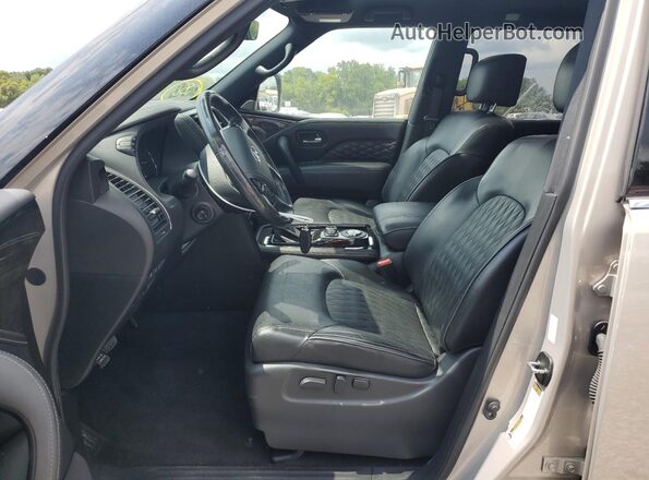 JN8AZ2BFXM9720998 2021 INFINITI QX80 Beige Widok wnętrza z przodu
