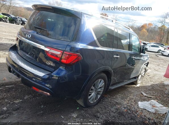 JN8AZ2NE5L9253667 2020 INFINITI QX80 Blue Tył prawy