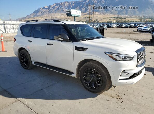 JN8AZ2NE8K9236795 2019 INFINITI QX80 White წინა მარჯვენა