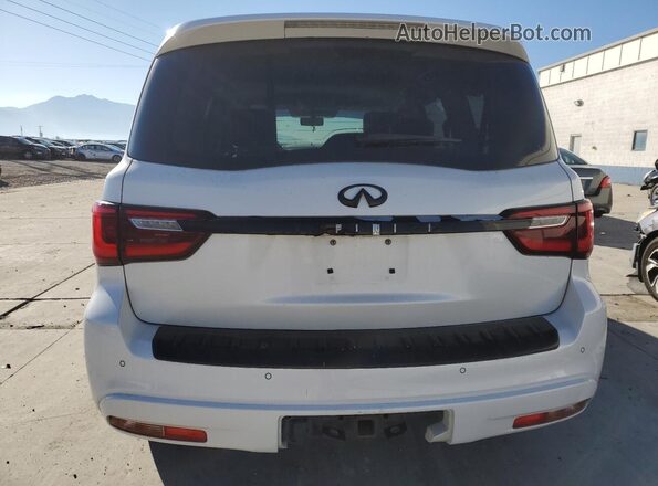 JN8AZ2NE8K9236795 2019 INFINITI QX80 White უკანა ხედი