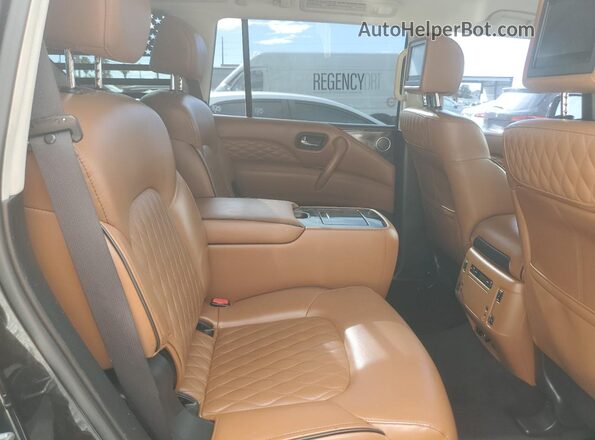 JN8AZ2NF2K9683857 2019 INFINITI QX80 Черный Вид задней части салона
