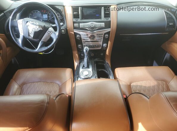 JN8AZ2NF2K9683857 2019 INFINITI QX80 Черный Вид панели приборов