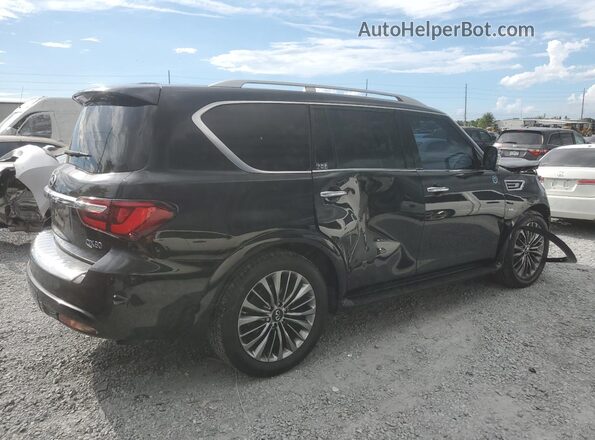 JN8AZ2NF2K9683857 2019 INFINITI QX80 Черный Задняя правая четверть