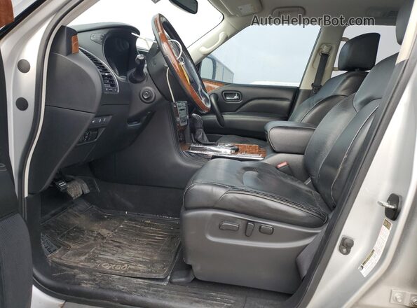 JN8AZ2NF6K9681500 2019 INFINITI QX80 Серебряный Вид салона спереди