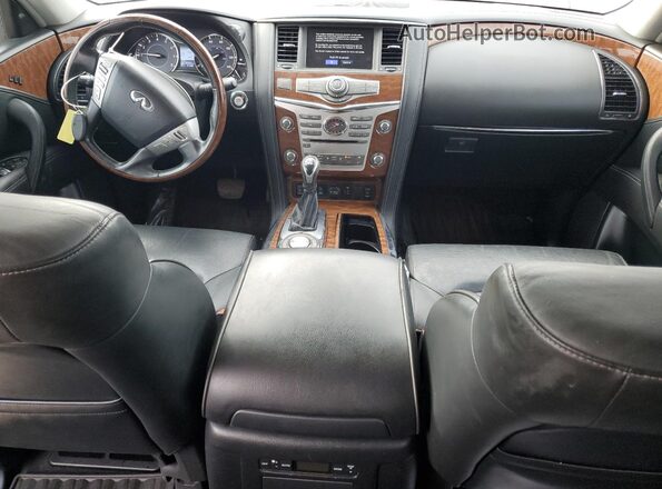 JN8AZ2NF6K9681500 2019 INFINITI QX80 Серебряный Вид панели приборов