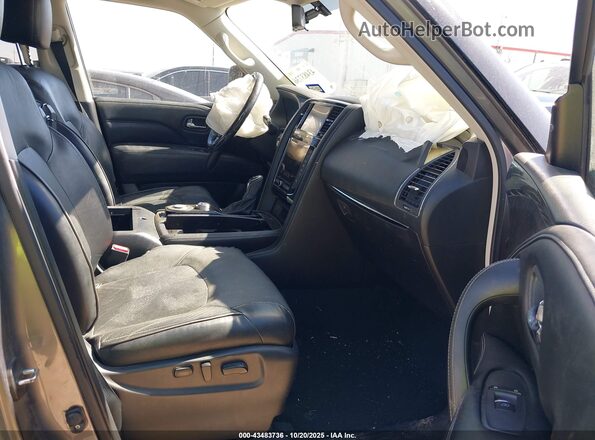 JN8AZ2NF8L9702316 2020 INFINITI QX80 Gray Widok wnętrza z przodu