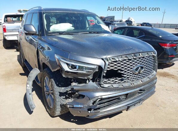 JN8AZ2NF8L9702316 2020 INFINITI QX80 Gray Widok z przodu