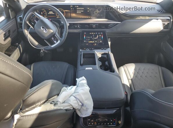 JN8AZ3CC4S9600945 2025 INFINITI QX80 Blue Вид панелі приладів