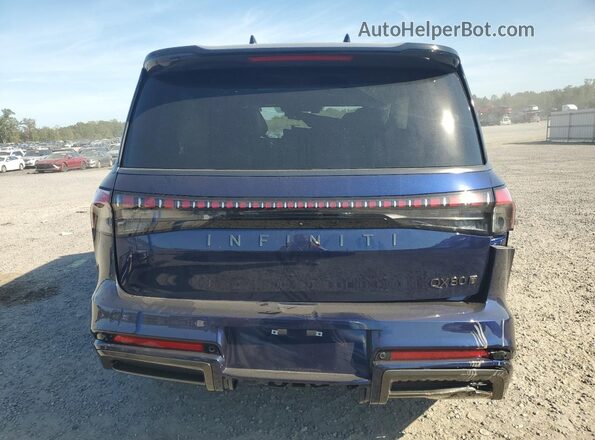 JN8AZ3CC4S9600945 2025 INFINITI QX80 Blue Вид ззаду