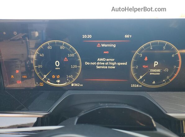 JN8AZ3CC4S9600945 2025 INFINITI QX80 Blue Вид щитка приладів