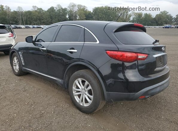 JN8CS1MU0HM142187 2017 INFINITI QX70 Black Trasero izquierdo
