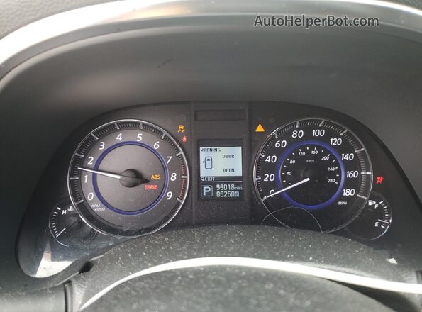 JN8CS1MU0HM142187 2017 INFINITI QX70 Black Vista del cuadro de instrumentos