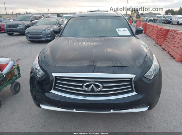 JN8CS1MU2HM140246 2017 INFINITI QX70 Black Vista del cuadro de instrumentos
