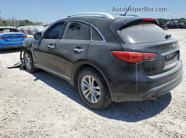 JN8CS1MU2HM140537 2017 INFINITI QX70 Black Trasero izquierdo