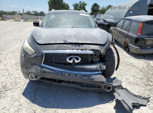JN8CS1MU2HM140537 2017 INFINITI QX70 Black Vista frontal