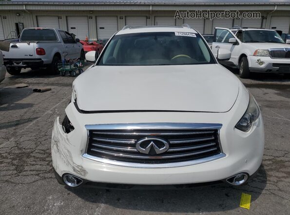 JN8CS1MU5GM670158 2016 INFINITI QX70 White Widok z przodu