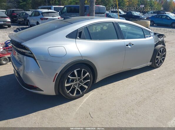 JTDACACU3R3035983 2024 TOYOTA PRIUS PRIME Silver Rear right
